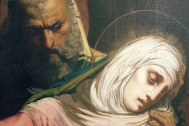 Maagd Maria aan de voet van het kruis, 1847 (detail)